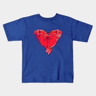 Odobenus Rosmarus Heartus Kids T-Shirt